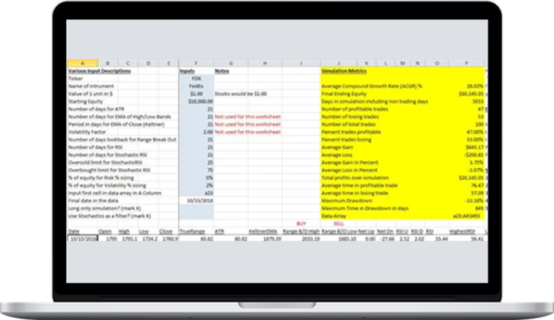 EnjoyTheRide – Trading Tools For Excel Package