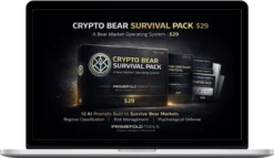 PrimeFold.Tools – Crypto Bear Survival Pack: AI Prompts for Bear Market Trading & Risk Management